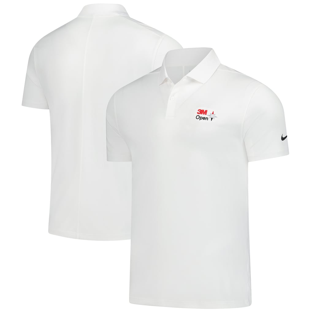  3M Open Nike Performance Victory Solid Polo - White